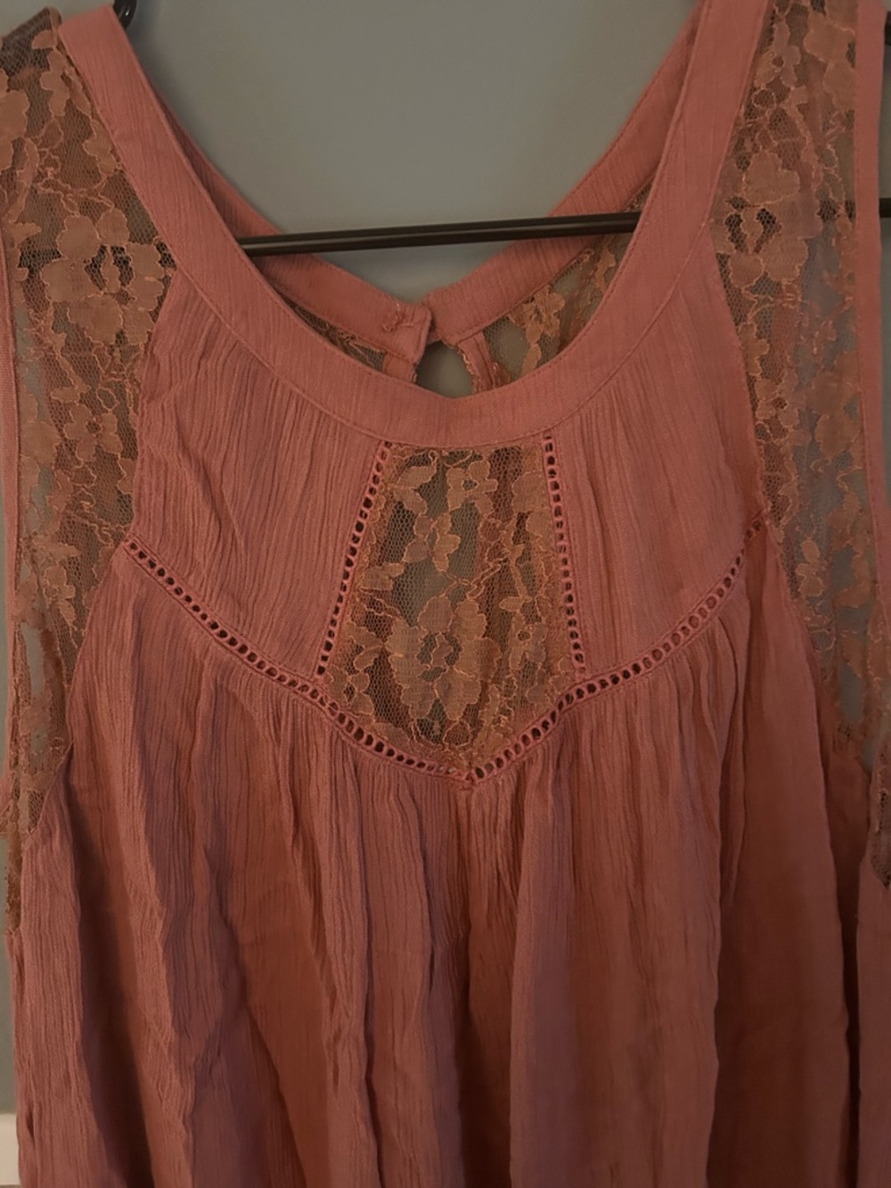 Patrons of Peace mauve pink Lace mini dress - Picture 5 of 6